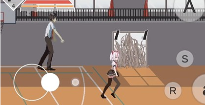 白毛少女大战僵尸