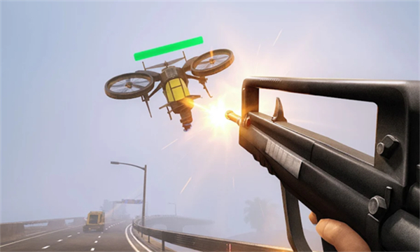 枪战摩托车游戏