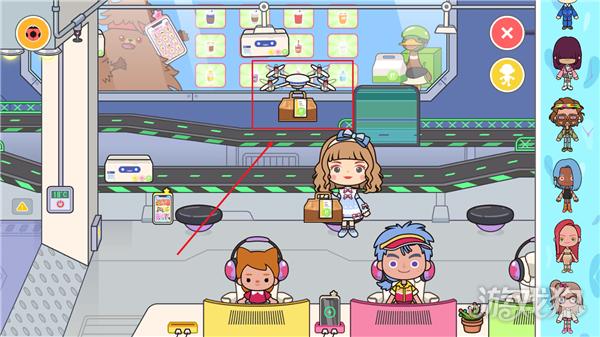 米加小镇外卖店游戏外卖中心介绍4