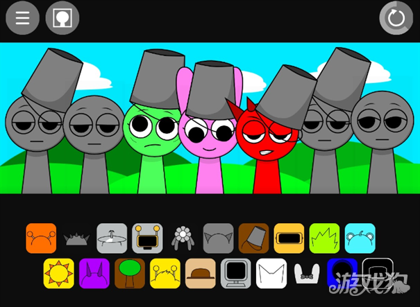 节奏盒子Sprunki全员布鲁德游戏玩法2