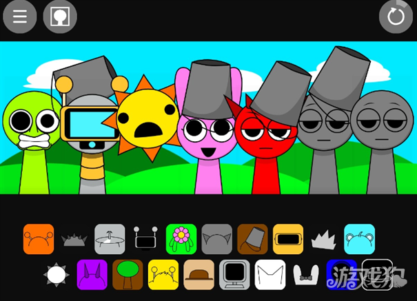 节奏盒子Sprunki全员布鲁德游戏玩法3