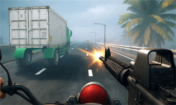 枪战摩托车游戏