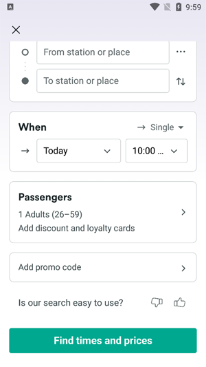 Trainline购票平台最新版